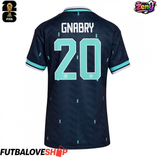 Dres Nemecko Serge Gnabry #20 Preč pre Ženy MS 2026 Krátky Rukáv